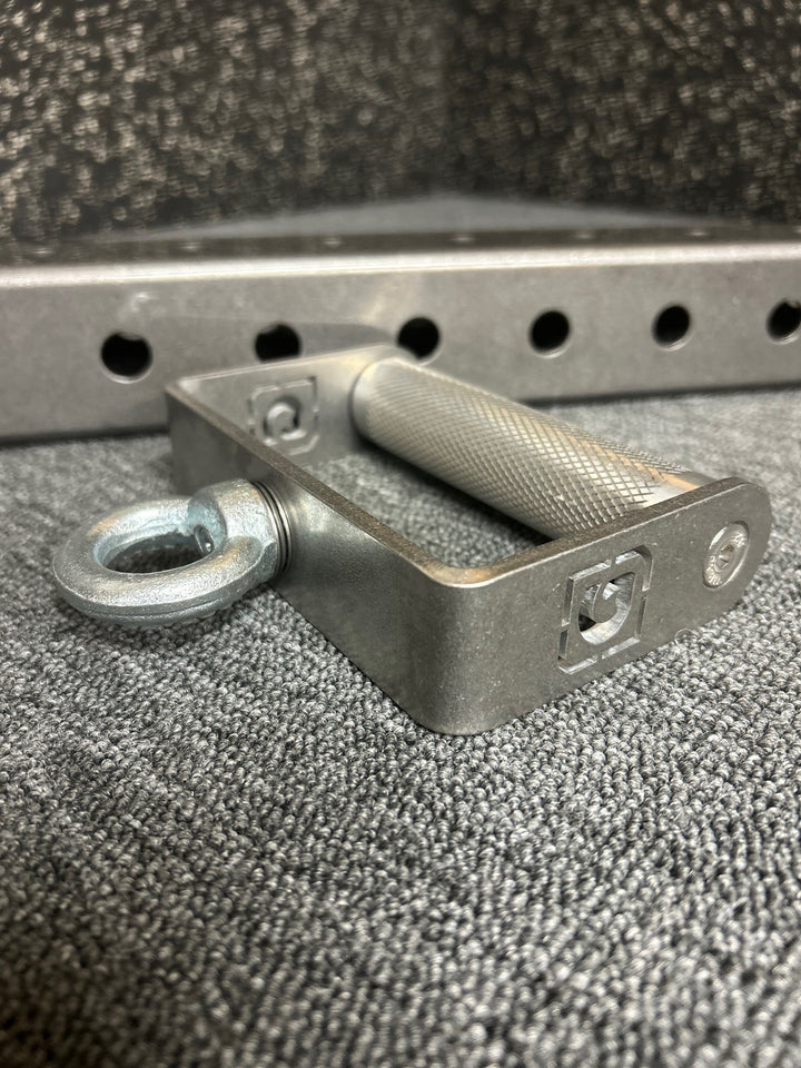 Fixed Roller D Handle by GymPin - STAINLESS STEEL