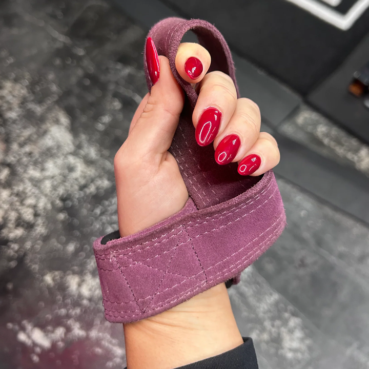 GymPin Padded Leather Weight Lifting Straps